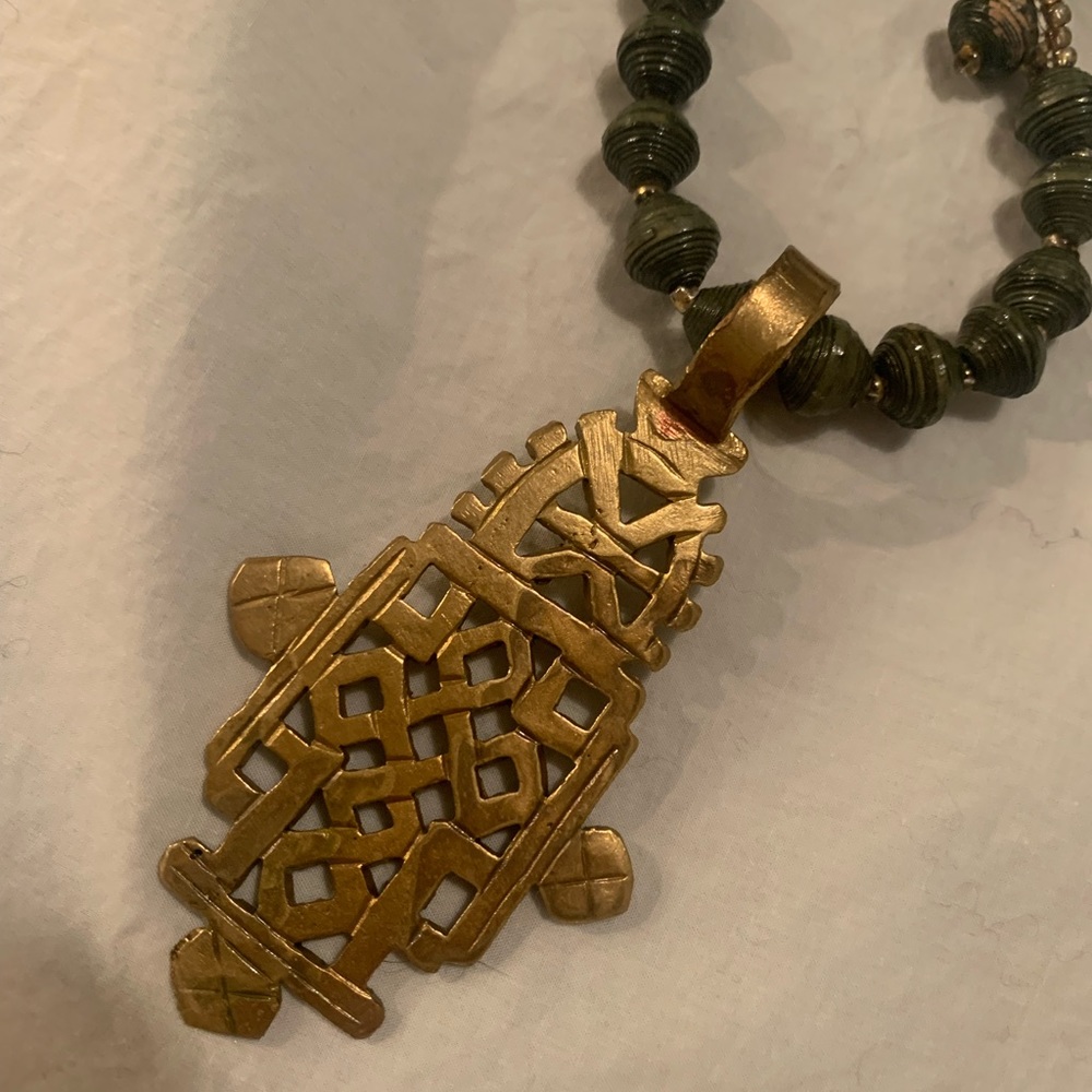 Noonday retired cross necklace